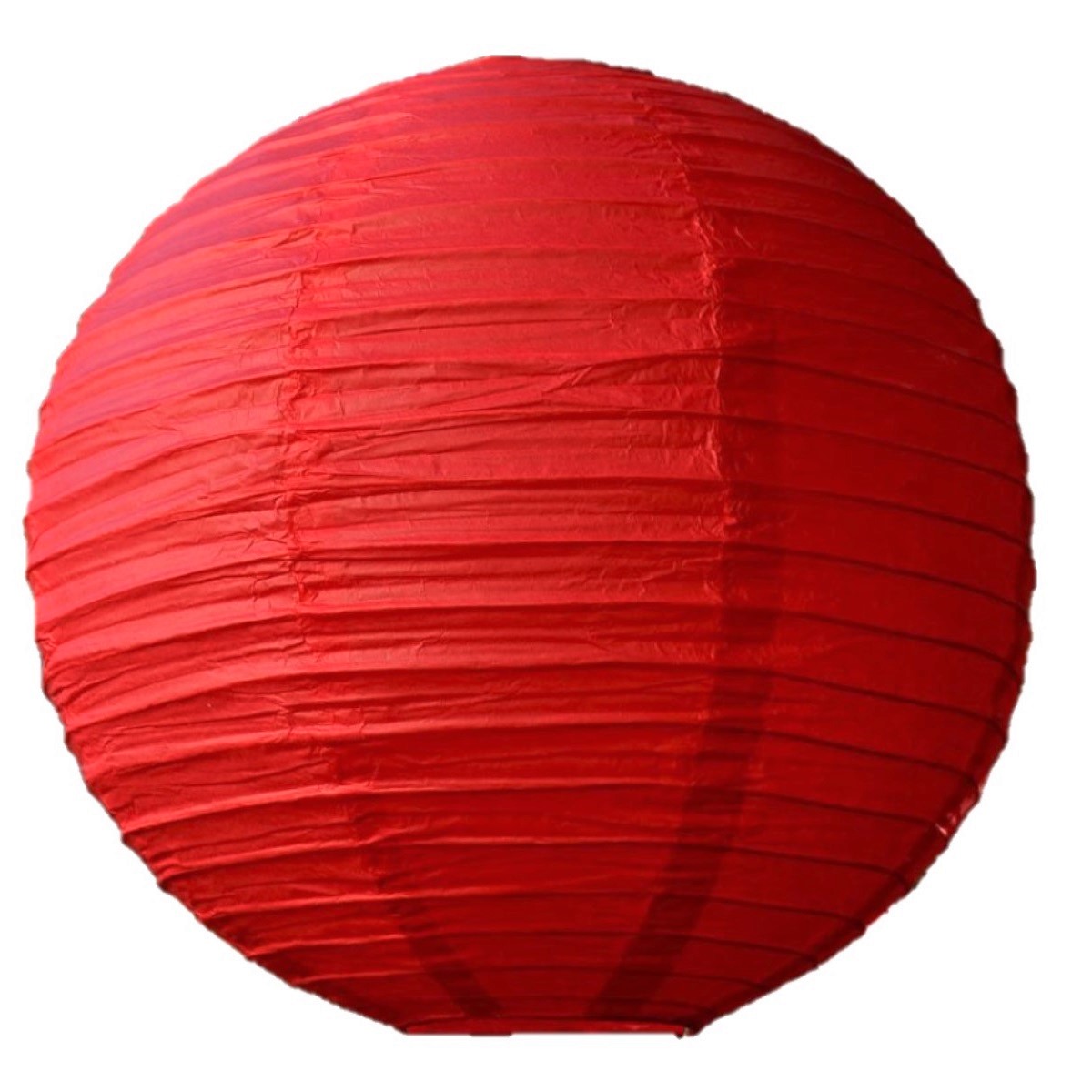 red paper lamp shade