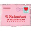 Addressed To My Sweetheart Shape Foil Balloon