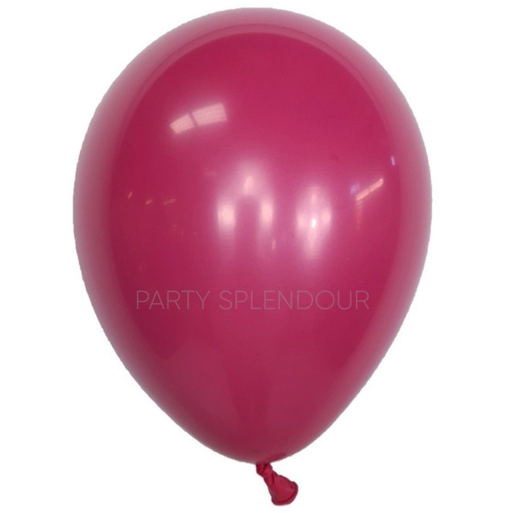 Custom Dark Raspberry Latex Balloons Party Splendour