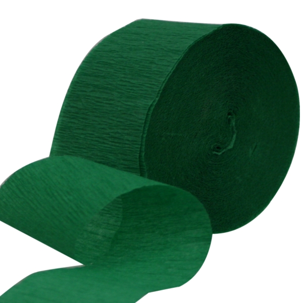 Emerald Green Crepe Paper Streamer Party Splendour