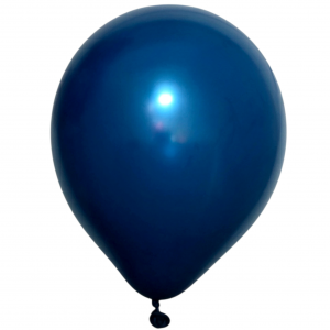 Metallic Midnight Blue Latex Balloons