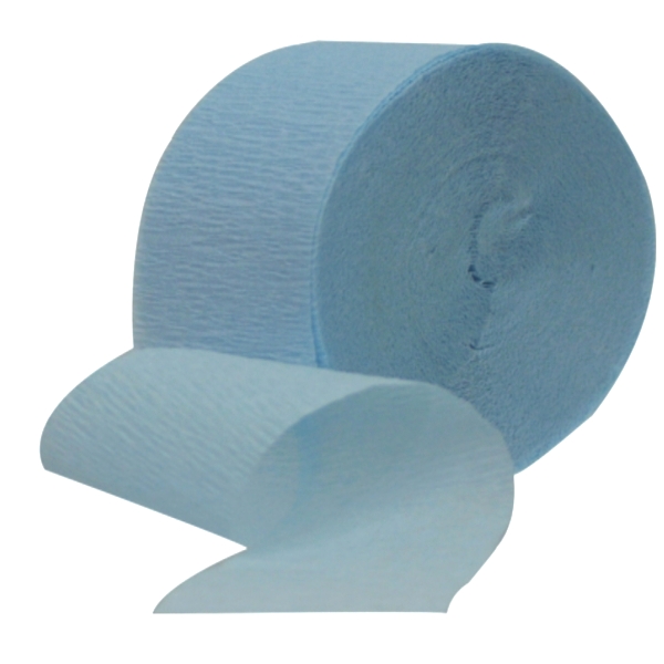 Pastel Blue Crepe Paper Streamer – Party Splendour