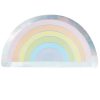 Pastel & Iridescent Rainbow Paper Plates