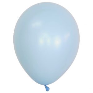 Pastel Matte Blue Latex Balloons