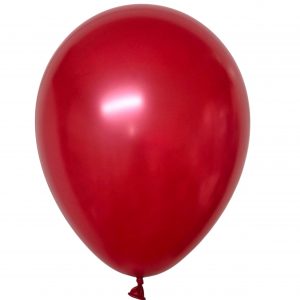 Pearl Ruby Red Latex Balloons