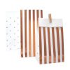 Rose Gold Stripe Treat Bags