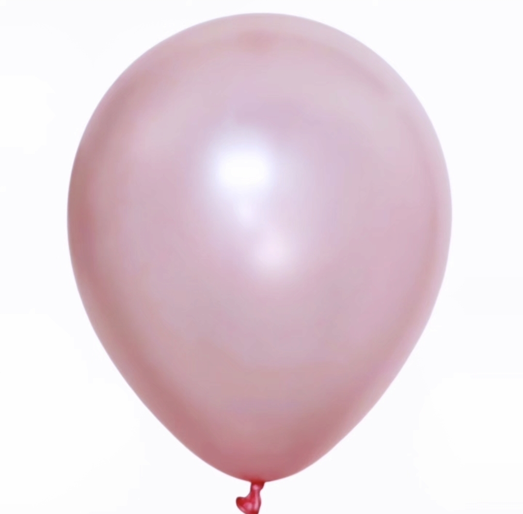 Satin Pink Latex Balloons