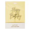 Silver Layered Happy Birthday Cake Topper - Image 2