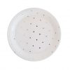 Silver Foil Dots Paper Plates Small