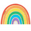 Gold Foiled Rainbow Napkins