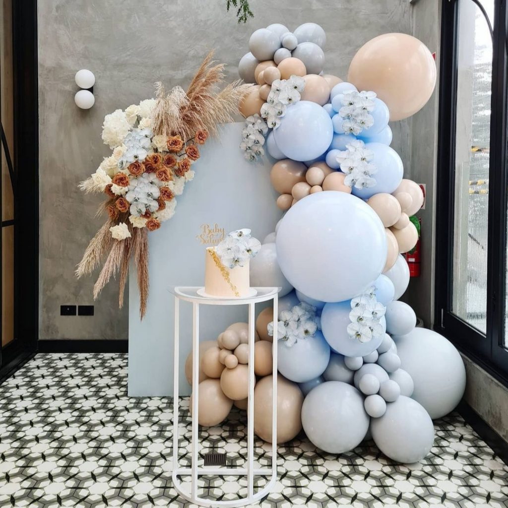 Organic Balloon Garland & Arches – Party Splendour