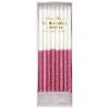 Dusky Pink Glitter Dipped Candles