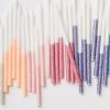 Dusky Pink Glitter Dipped Candles - Image 2