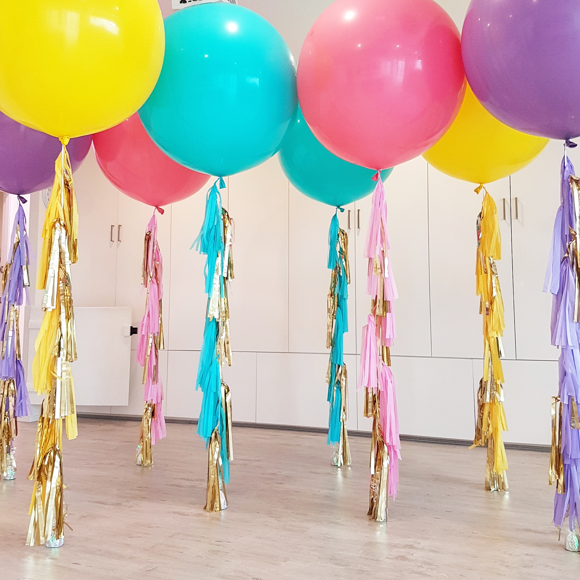 Inflated Jumbo Tassel Balloons Party Splendour