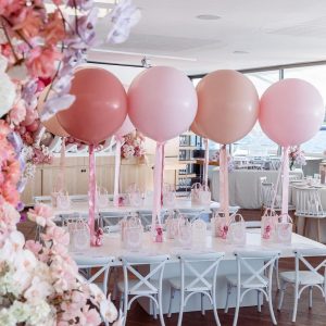 Choosing Between Balloon Bouquets and Arches for Your Next Party  - Mini Jumbos with Satin Bows 3