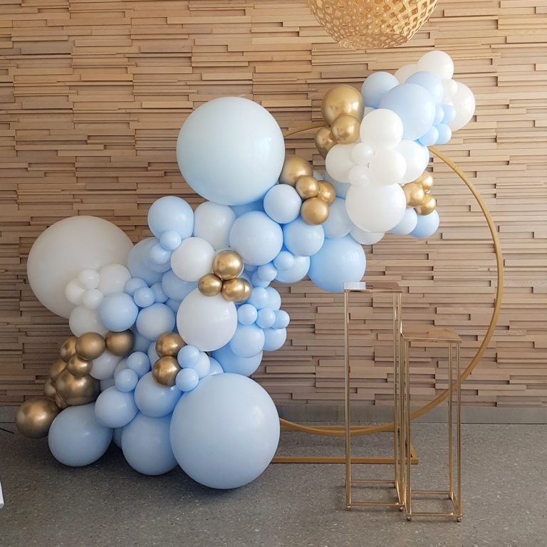 Organic Balloon Garland & Arches – Party Splendour