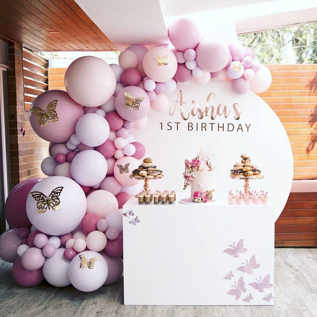 Organic Balloon Garland & Arches – Party Splendour