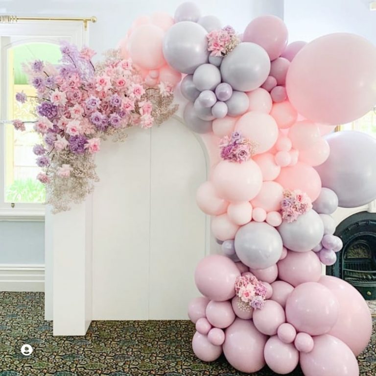 Organic Balloon Garland & Arches – Party Splendour