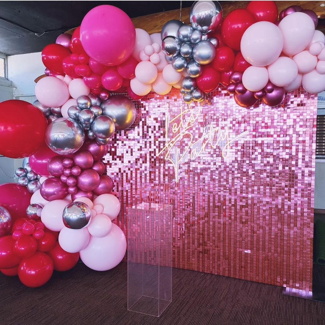 Shimmer Wall Hire – Party Splendour