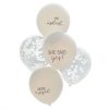 Engaged Print & Confetti Balloons