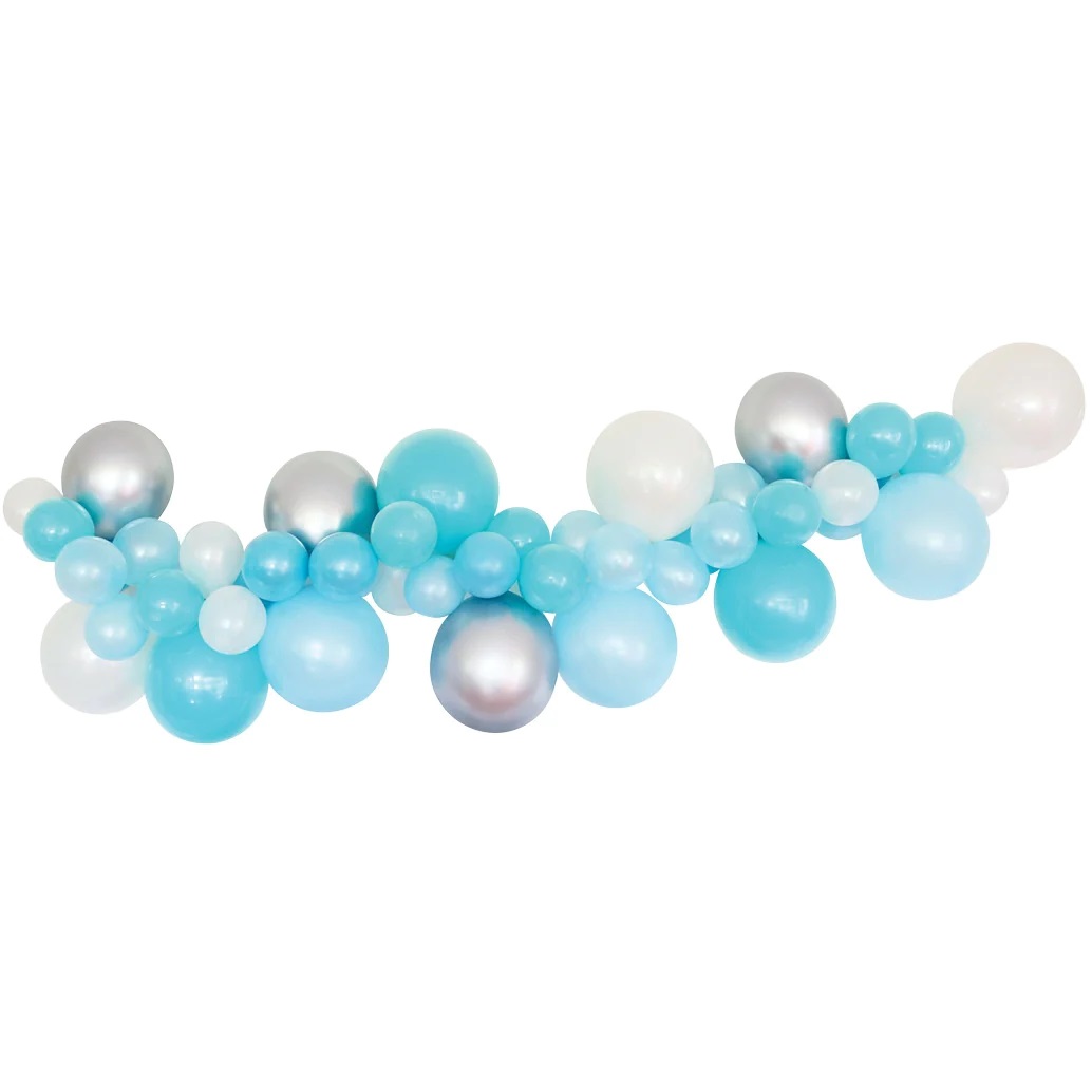 Blue Balloon Garland Kit – Party Splendour