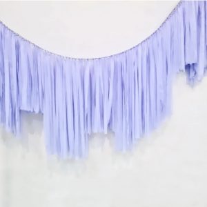 Lilac Streamer Garland 2m