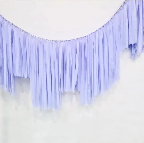 Lilac Streamer Garland 2m
