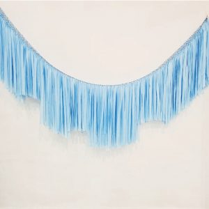 Pastel Blue Streamer Garland 3m