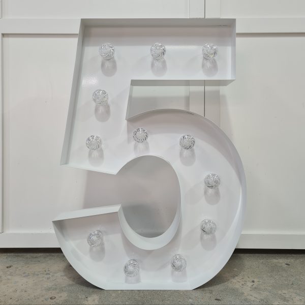 Number 5 Marquee Light