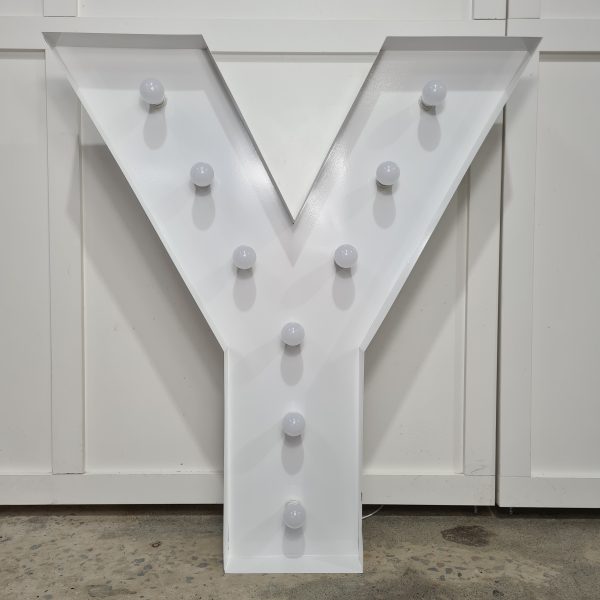 Letter Y Marquee Light