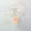Peach Tulle Bubble Balloon - Image 2