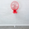 Red Tulle Bubble Balloon