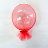 Red Tulle Bubble Balloon - Image 2