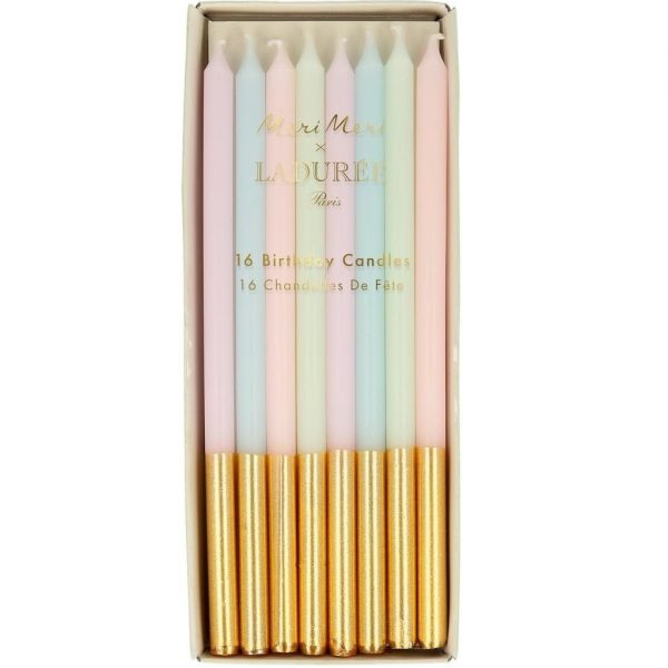 Laduree Paris Gold Dipped Candles