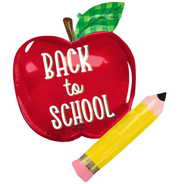 Back to School Shape Foil Balloon