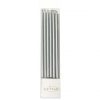 Silver Tall Cake Candles
