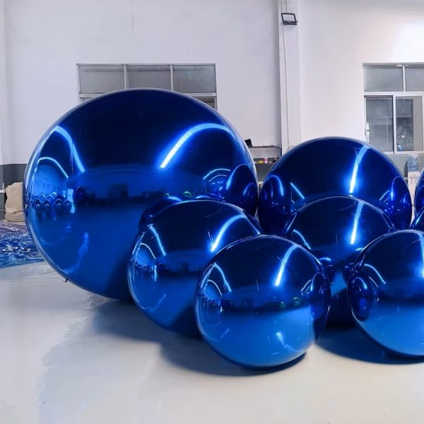 Blue Shiny PVC Balls