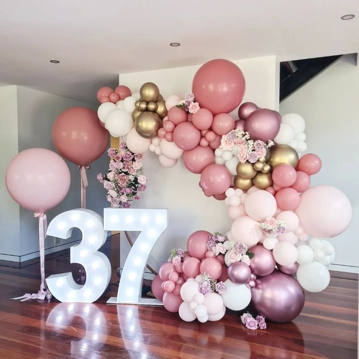 Planning a Colour-Themed Party? Start with the Balloons - Lareesa turns 37 A perfect combination of…