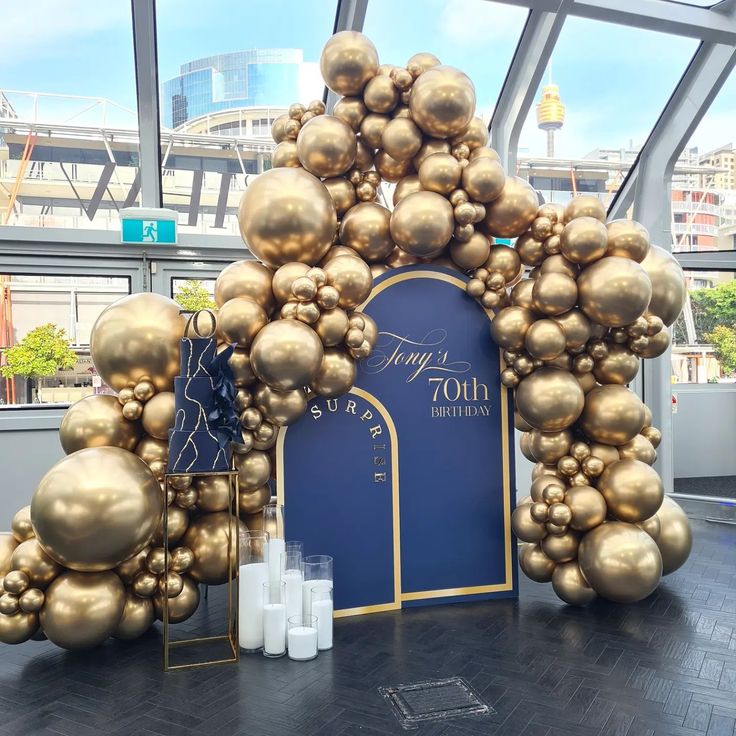 Planning a Colour-Themed Party? Start with the Balloons - Tonys surprise 70th birthday celebration Event…