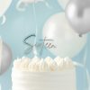 Silver Layered Sixteen Cake Topper - Image 2