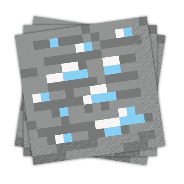 Minecraft Bricks Paper Napkins