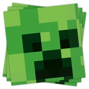Minecraft Creeper Paper Napkins