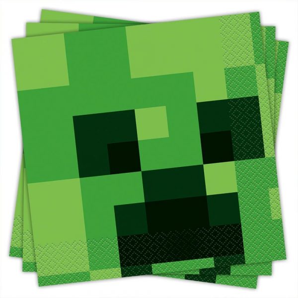 Minecraft Creeper Paper Napkins