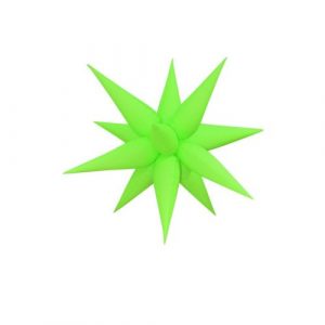 Neon Green Starburst 65cm Foil Balloon