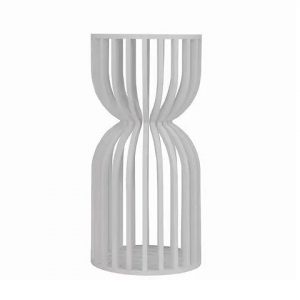 White Slatted Plinth Hire