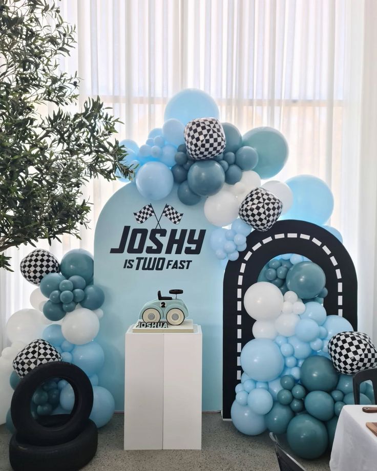 Vintage Racing Theme Party  - Joshy is TWO FAST 🏁 We are honoured to be part… 1