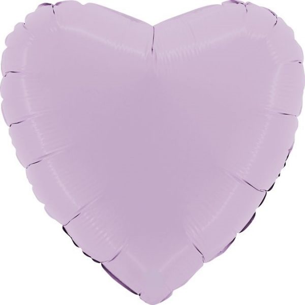 Matte Lilac Heart Foil Balloon