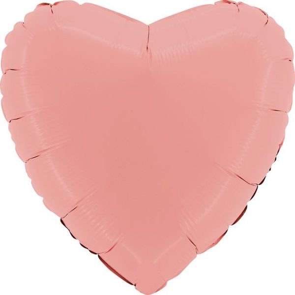 Matte Pink Heart Foil Balloon
