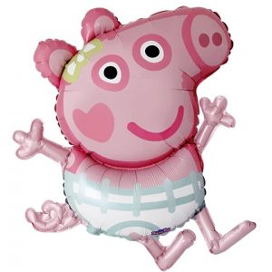 Baby Evie Peppa Pig Shape Foil Balloon