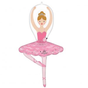 Ballerina Shape Foil Balloon